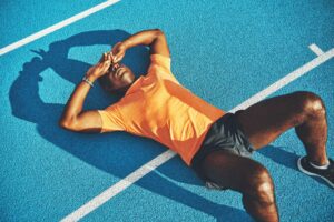 tired from running